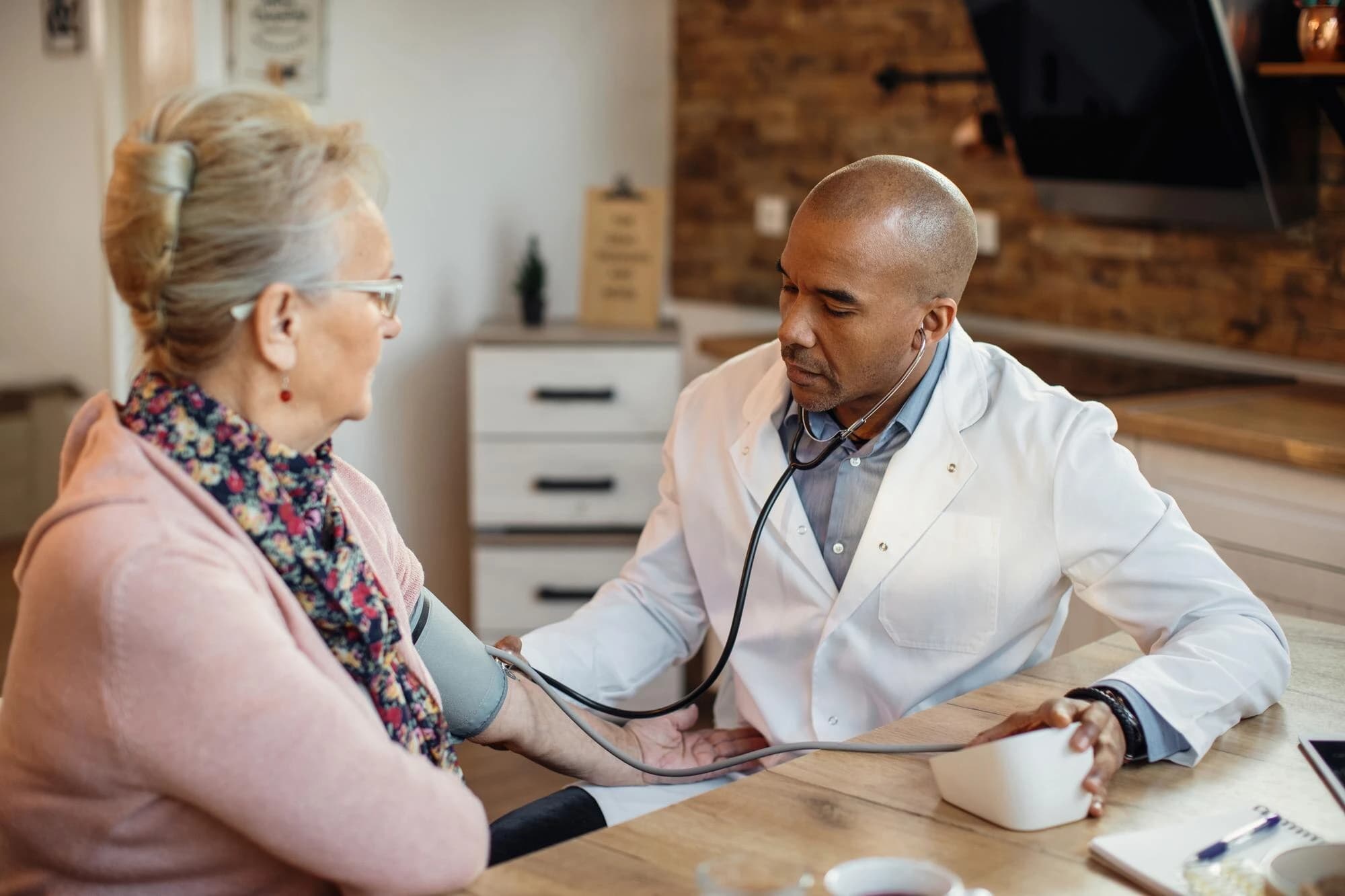 Doctor consulting patient